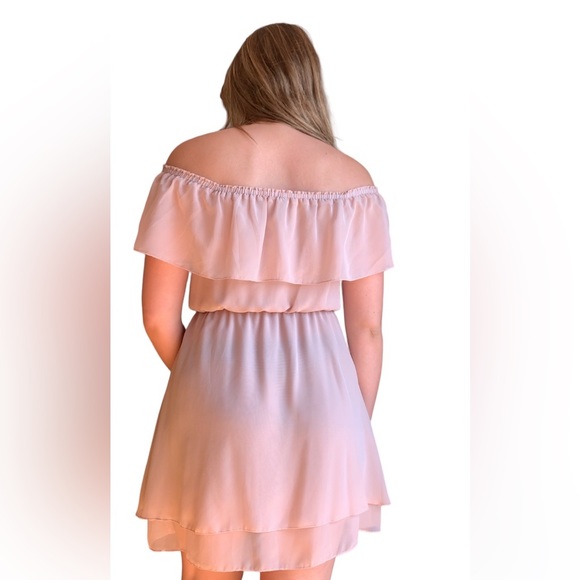 Off the shoulder strapless Spring Dress - Picture 4 of 6